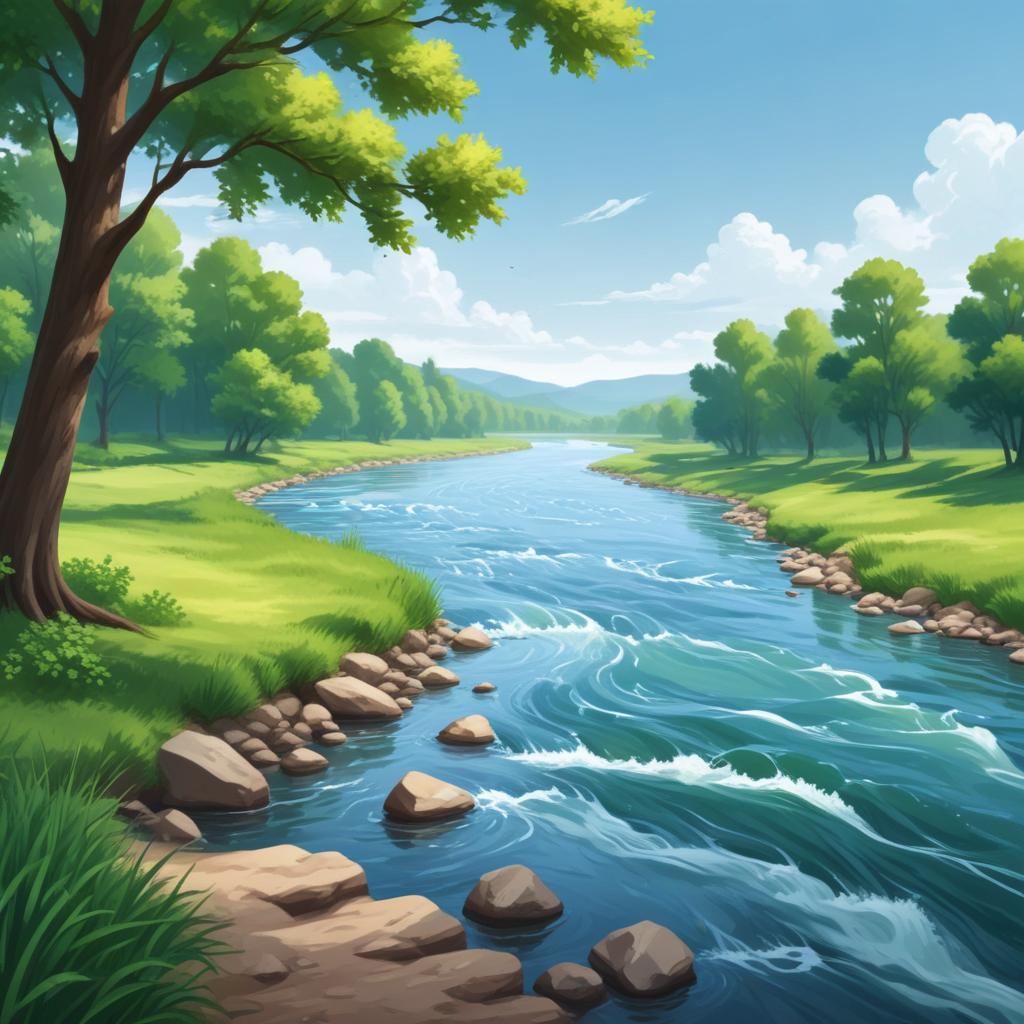 Primeiro rio que cruzei na jornada