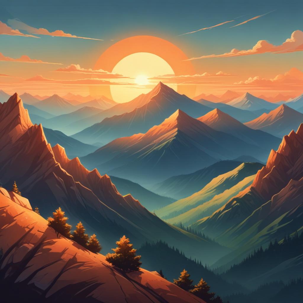 O melhor nascer do sol da viagem