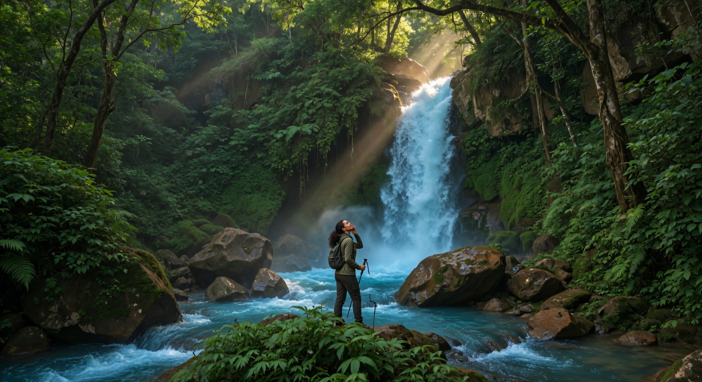 A cachoeira secreta que encontrei por acaso