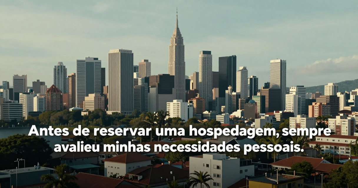 Como encontrei hospedagens econômicas boas — Avaliação e Escolha Baseada em Necessidades Pessoais