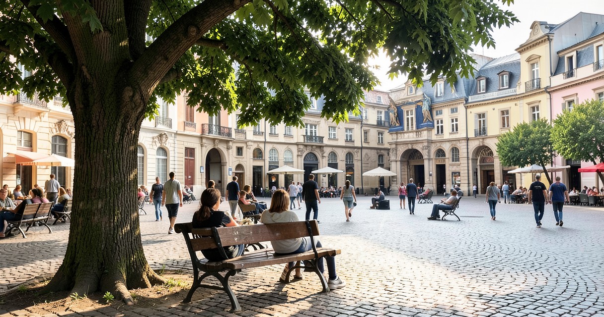 Diário de viagem: descobrindo a praça mais encantadora da cidade — Momentos de Relaxamento e Reflexão Diário de viagem: descobrindo a praça mais encantadora da cidade — Momentos de Relaxamento e Reflexão