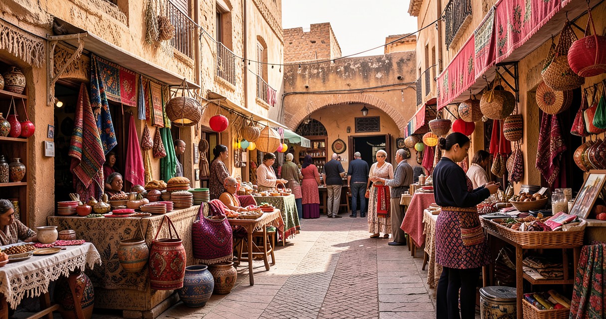 Diário de viagem: impressões vibrantes dos mercados marroquinos